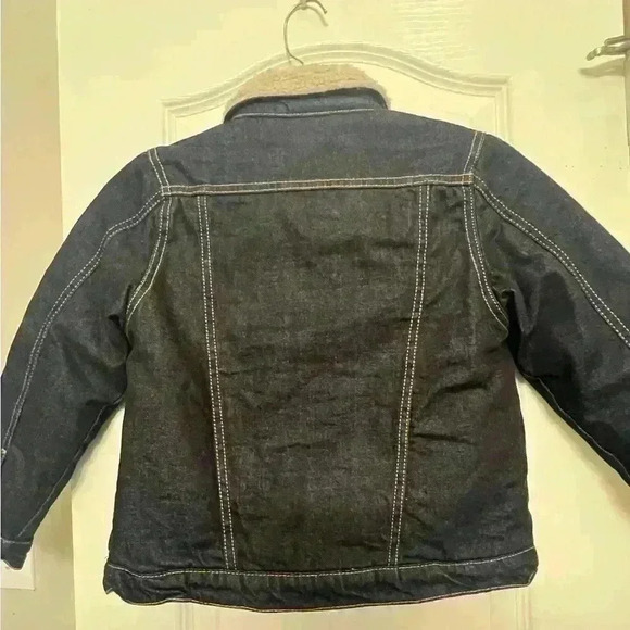 Zara Jean Sherpa Jacket  Size 7 - Picture 5 of 6